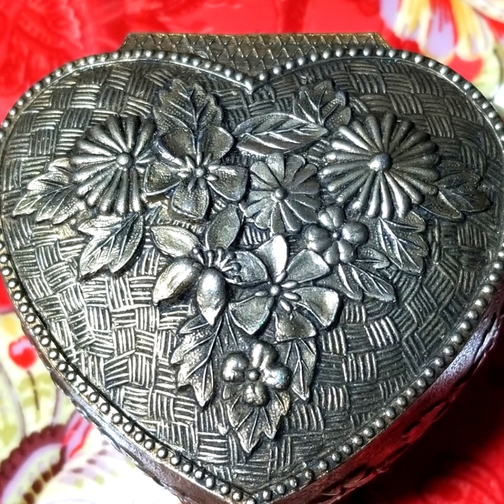 Vintage Silver trinket box